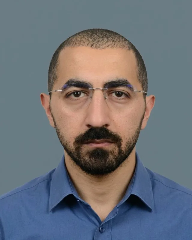 Mohamed Zaghloul, founder and director of 1ST Cyber: head and shoulders, in a blue shirt.
